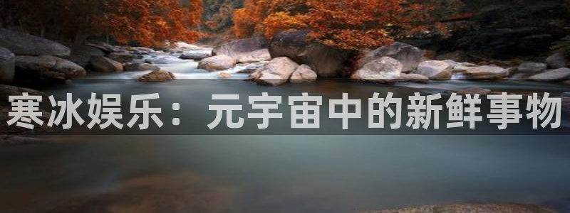 杏鑫娱乐：寒冰娱乐：元宇宙中的新鲜事物